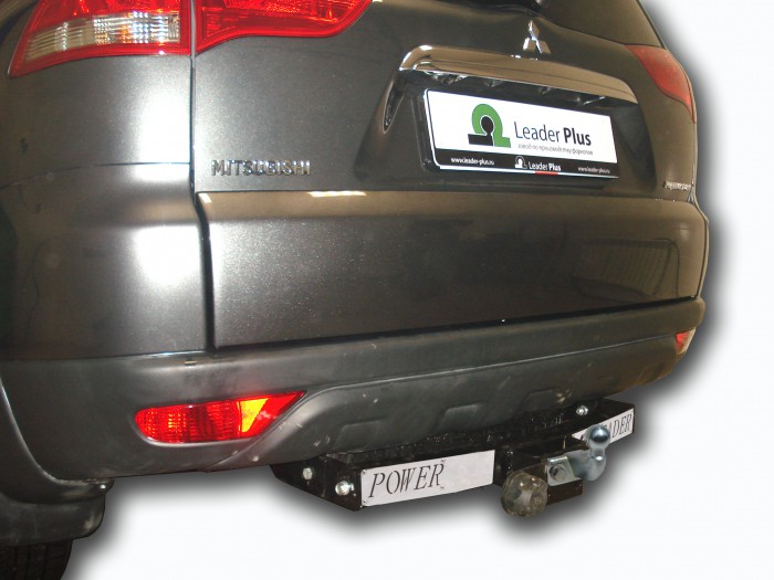 ТСУ для MITSUBISHI PAJERO SPORT 2 2008- (C НЕРЖ. ПЛАСТИНОЙ)